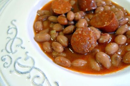 Cocido de alubias pintas