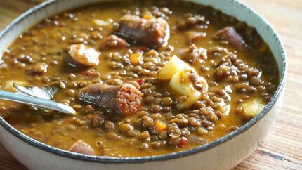 Lentejas con salchichas