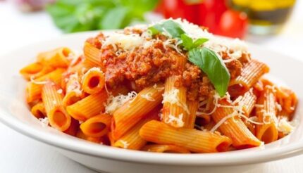 Macarrones boloñesa