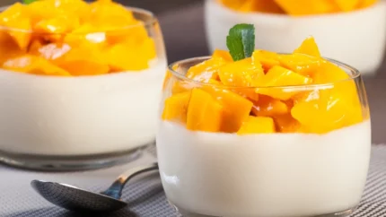 Yogur con mango 🥚🥛