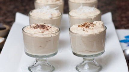 Mousse de dulce de leche