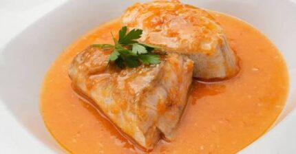 Fogonero en salsa marinera