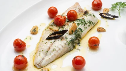 Lubina a la marinera 🐟