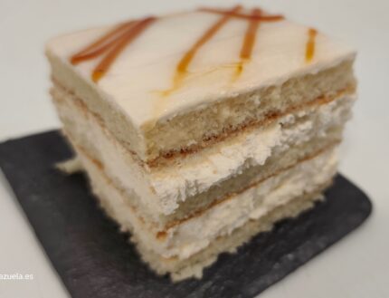 Tarta de turrón 🥛🥚🌾